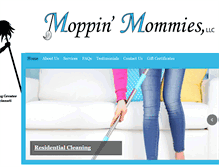 Tablet Screenshot of moppinmommies.com